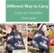 Wrapables Allybag Foldable & Lightweight Reusable Grocery Bag, 3 Pack